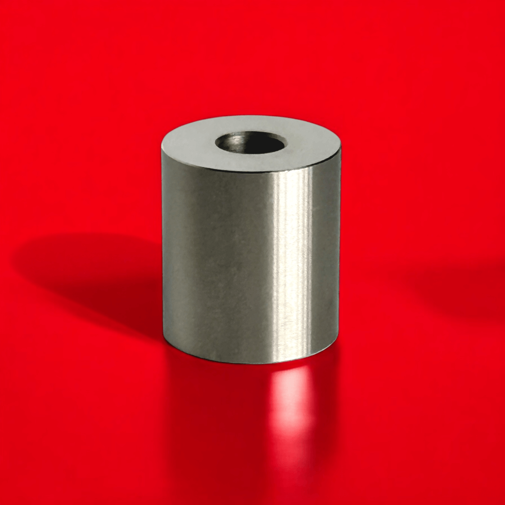 Distanzhülsen Edelstahl Basedow in 16 Größen<br>- WA: 5, 10, 15, 20 mm <br>- Ø:10, 13, 15, 18 mm<br>-  Loch-Ø: 4,1-5,2- 5,6-6,5 mm