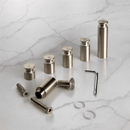 Abstandshalter Edelstahl mit Inbus in 5 Größen - Bergenhusen<br>- Ø 15 mm <br>- Plattenbohrung 11mm<br>- PS  6-8|5-10mm<br>- WA 10,15,25,50 mm <br>- Sonderbau ab 100Stck