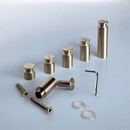 Abstandshalter Edelstahl mit Inbus in 5 Größen - Bergenhusen<br>- Ø 15 mm <br>- Plattenbohrung 11mm<br>- PS  6-8|5-10mm<br>- WA 10,15,25,50 mm <br>- Sonderbau ab 100Stck