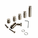 Abstandshalter Edelstahl mit Inbus in 5 Größen - Bergenhusen<br>- Ø 15 mm <br>- Plattenbohrung 11mm<br>- PS  6-8|5-10mm<br>- WA 10,15,25,50 mm <br>- Sonderbau ab 100Stck