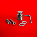 Abstandshalter Edelstahl mit Inbus in 5 Größen - Bergenhusen<br>- Ø 15 mm <br>- Plattenbohrung 11mm<br>- PS  6-8|5-10mm<br>- WA 10,15,25,50 mm <br>- Sonderbau ab 100Stck