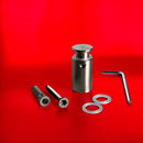 Abstandshalter Edelstahl mit Inbus in 5 Größen - Bergenhusen<br>- Ø 15 mm <br>- Plattenbohrung 11mm<br>- PS  6-8|5-10mm<br>- WA 10,15,25,50 mm <br>- Sonderbau ab 100Stck