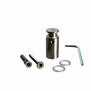 Abstandshalter Edelstahl mit Inbus in 5 Größen - Bergenhusen<br>- Ø 15 mm <br>- Plattenbohrung 11mm<br>- PS  6-8|5-10mm<br>- WA 10,15,25,50 mm <br>- Sonderbau ab 100Stck