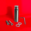 Abstandshalter Edelstahl mit Inbus in 5 Größen - Bergenhusen<br>- Ø 15 mm <br>- Plattenbohrung 11mm<br>- PS  6-8|5-10mm<br>- WA 10,15,25,50 mm <br>- Sonderbau ab 100Stck