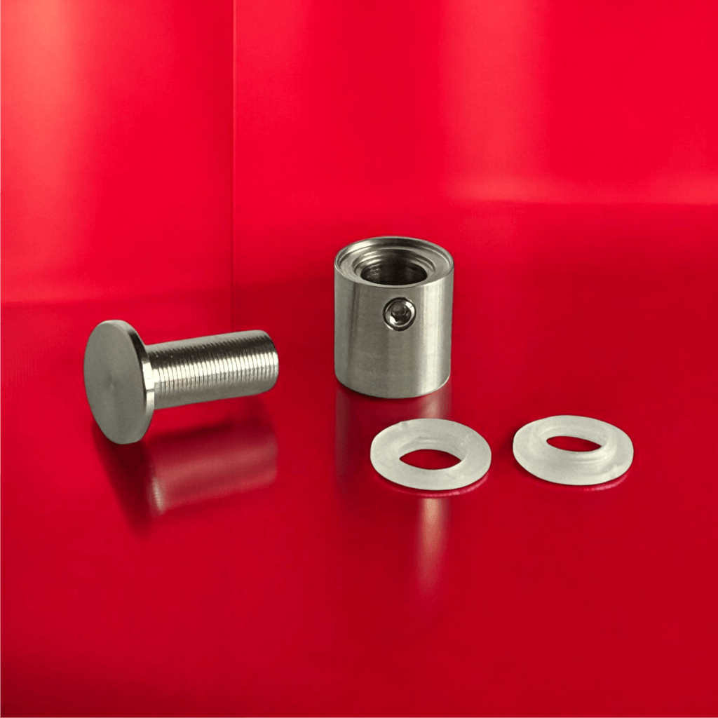 Abstandshalter Edelstahl mit Inbus in 3 Größen<br>- Durchmesser 15mm <br>- Plattenbohrung 10-11mm<br>- PS 1-6 | WA 15mm<br>- PS 8-12 | WA 15 mm<br>- PS 1-12 | WA 20 mm<br>- Sonderbau ab 100Stck<br>- Fiefbergen