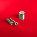 Abstandhalter Edelstahl schraubbar  in 2 Größen - List<br>- Durchmesser 14 mm <br>- Plattenbohrung 10-11 mm<br>- Plattenstärke 3-8 mm<br>- WA 13 und 25 mm <br>- Sonderbau ab 100Stck