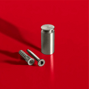 Abstandhalter Edelstahl schraubbar  in 2 Größen - List<br>- Durchmesser 14 mm <br>- Plattenbohrung 10-11 mm<br>- Plattenstärke 3-8 mm<br>- WA 13 und 25 mm <br>- Sonderbau ab 100Stck