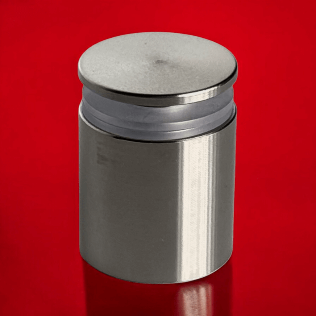 Abstandhalter Edelstahl schraubbar in 3 Größen - Manhagen <br> - Durchmesser 20 mm <br>- Plattenstärke 3-18mm <br>- Plattenbohrung 11-14mm<br>- WA 20, 30, 50 mm <br>- Sonderbau ab 100Stck<br>