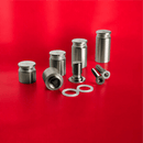 Abstandshalter Edelstahl schraubbar in 4 Größen - Pogeez<br>- Durchmesser 15 mm <br>- Plattenstärke 3-12mm <br>- Plattenbohrung 11mm<br>- WA 10, 15, 20, 25 mm <br>- Sonderbau ab 100Stck