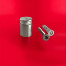 Abstandshalter Edelstahl schraubbar in 4 Größen - Pogeez<br>- Durchmesser 15 mm <br>- Plattenstärke 3-12mm <br>- Plattenbohrung 11mm<br>- WA 10, 15, 20, 25 mm <br>- Sonderbau ab 100Stck