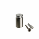 Abstandshalter Edelstahl schraubbar in 4 Größen - Pogeez<br>- Durchmesser 15 mm <br>- Plattenstärke 3-12mm <br>- Plattenbohrung 11mm<br>- WA 10, 15, 20, 25 mm <br>- Sonderbau ab 100Stck