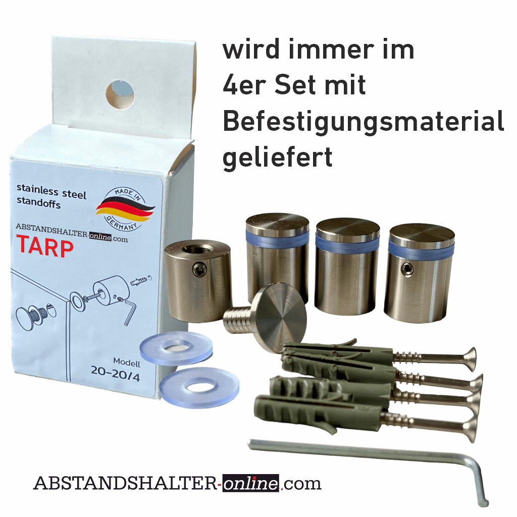 Abstandshalter edelstahl tarp 122