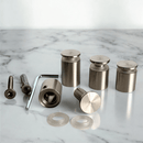 Abstandshalter Edelstahl mit Inbus in 3 Größen<br>- Durchmesser 15mm <br>- Plattenbohrung 10-11mm<br>- PS 1-6 | WA 15mm<br>- PS 8-12 | WA 15 mm<br>- PS 1-12 | WA 20 mm<br>- Sonderbau ab 100Stck<br>- Fiefbergen