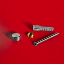 Schraubenkappen Edelstahl Gettorf in 4 Größen <br>- Kopfhöhe 5 mm <br>- flacher Kopf<br>- Ø 10, 13, 15, 18 mm <br>- Bohrung: immer 4 mm