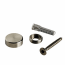 Schraubenkappen Edelstahl Gettorf in 4 Größen <br>- Kopfhöhe 5 mm <br>- flacher Kopf<br>- Ø 10, 13, 15, 18 mm <br>- Bohrung: immer 4 mm