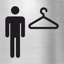 Piktogramme Umkleide Herren Pikto Edelstahl Piktogramm Umkleide Herren Pikto