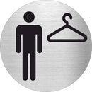 Piktogramme Umkleide Herren Pikto Edelstahl Piktogramm Umkleide Herren Pikto