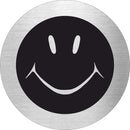 Piktogramm Smily aus Edelstahl Piktogramm Smily www.abstandshalter-online.com/ Ø60mm
