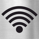 Piktogramm WLAN Pikto aus Edelstahl Piktogramm WLAN Pikto www.abstandshalter-online.com/ 70x70mm