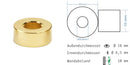 Distanzhülsen Gold glänzend 1111