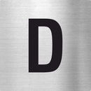 Piktogramme WC D aus Edelstahl Piktogramm WC D www.abstandshalter-online.com/ 70x70mm