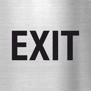 Piktogramm Exit aus Edelstahl Piktogramm Exit www.abstandshalter-online.com/ 70x70mm