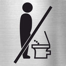 Piktogramme im stehen nicht pullern 2