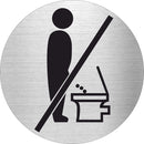 Piktogramme im stehen nicht pullern 1