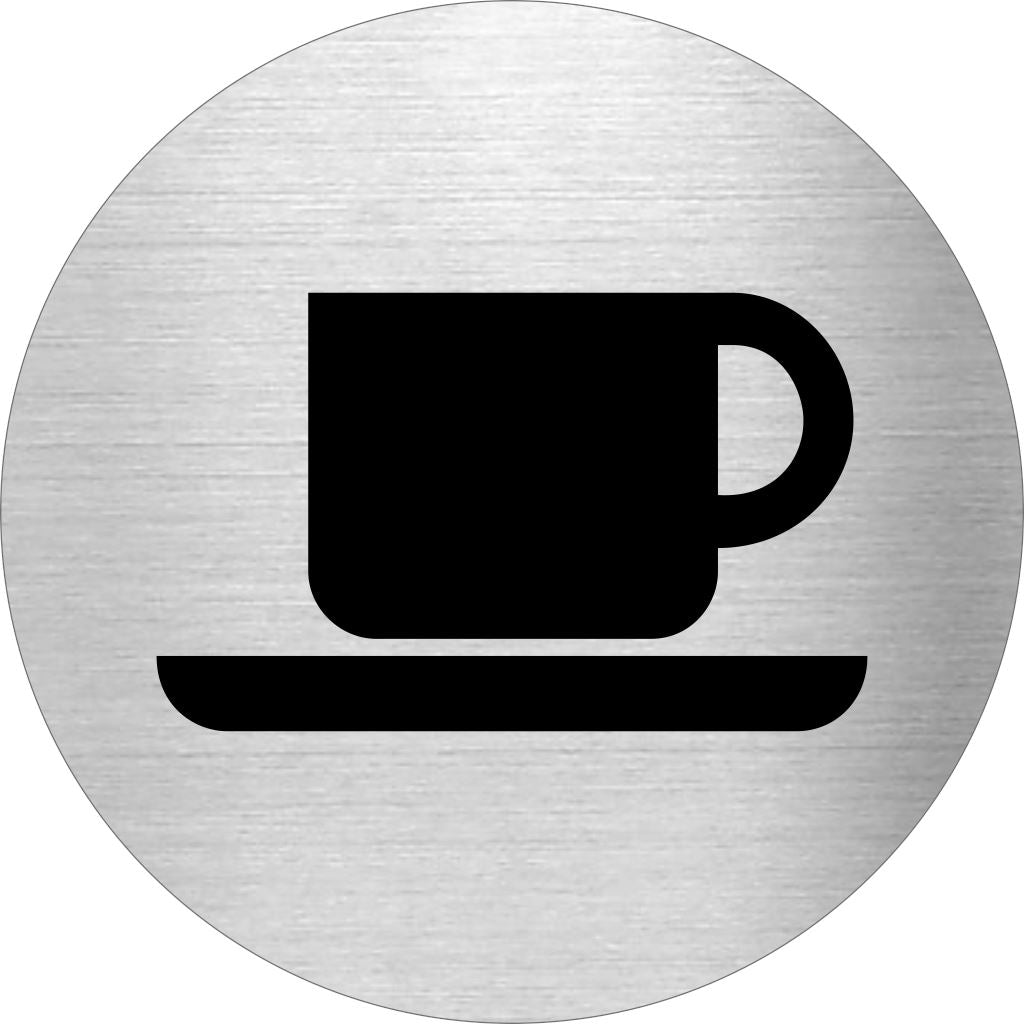 Piktogramm Küche Pikto aus Edelstahl Piktogramm Küche Pikto www.abstandshalter-online.com/ Ø60mm