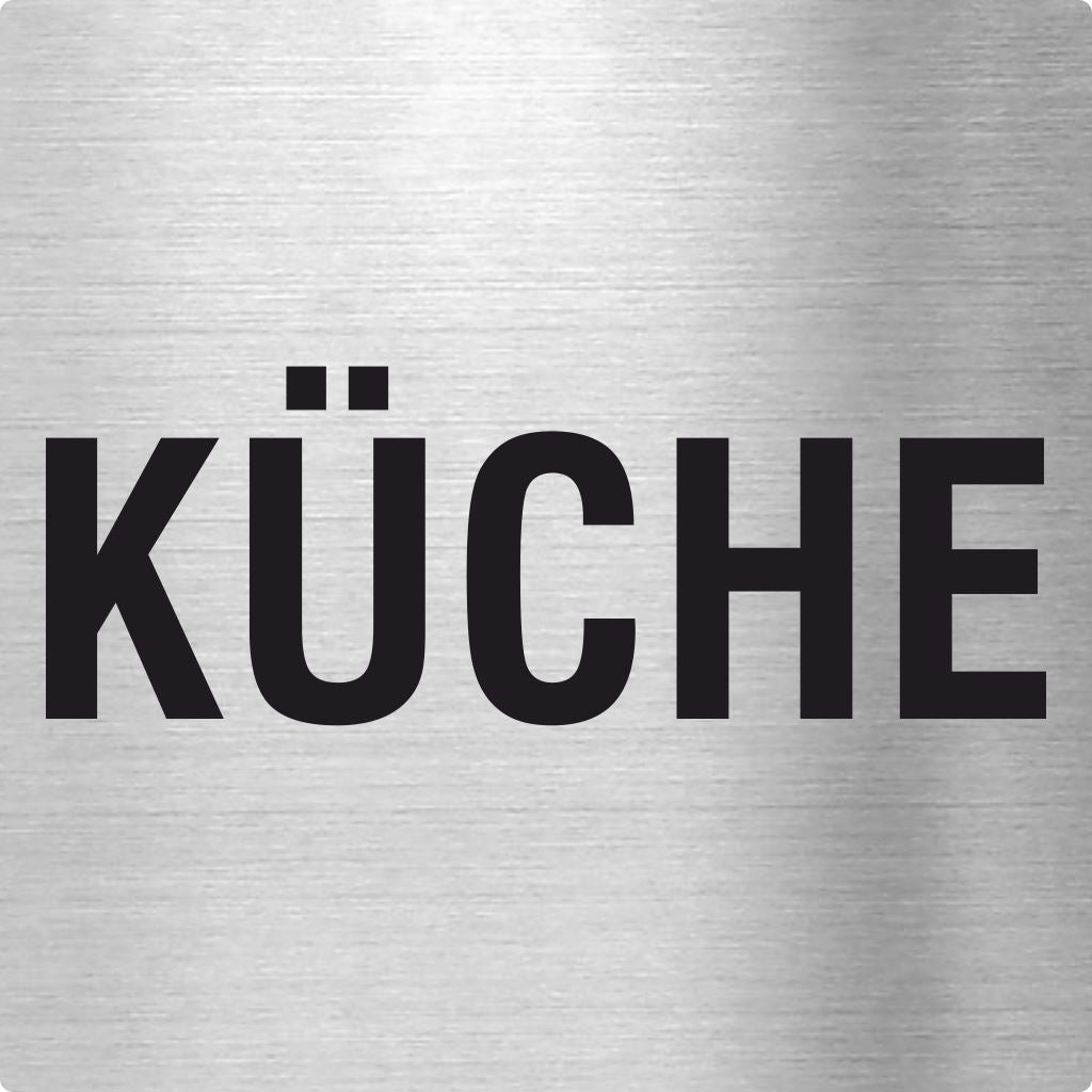 Piktogramm Küche aus Edelstahl Piktogramm Küche www.abstandshalter-online.com/ 70x70mm 