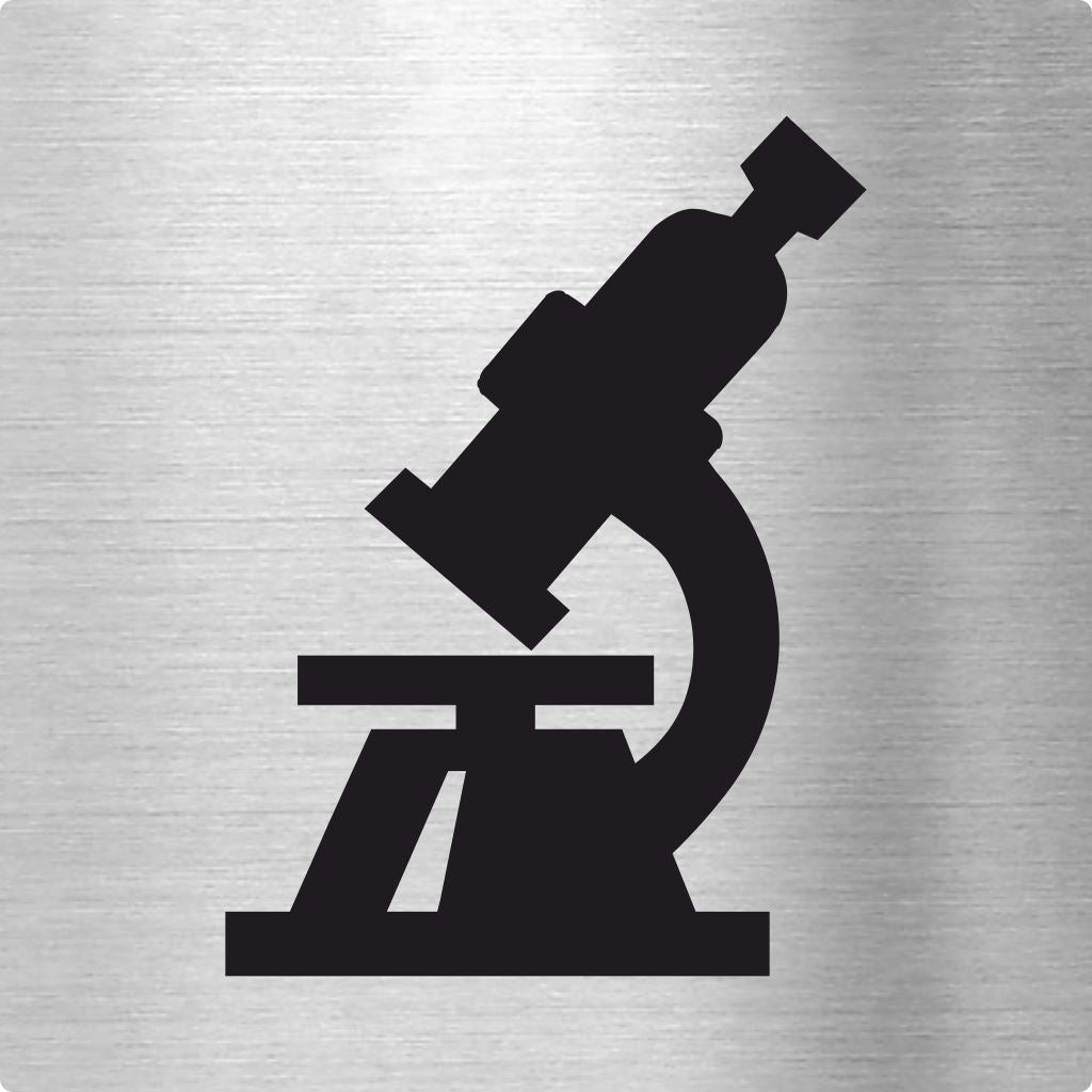 Piktogramm Labor Pikto aus Edelstahl Piktogramm Labor Pikto www.abstandshalter-online.com/ 70x70mm