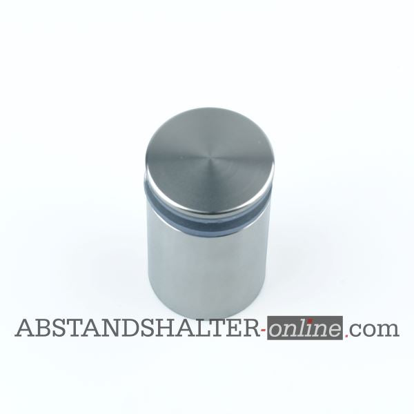 Abstandshalter mit Madenschraube - Ø 30 mm WA: 20 / 30 / 40mm aus Edelstahl - Ziehten Abstandshalter Ziehten mit Inbus Klemmbereich 5-18mm abstandshalter-online.com