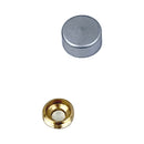 Schraubenkappen Besdorf Matt verchromt 12