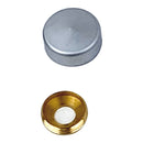 Schraubenkappen Besdorf Matt verchromt 15