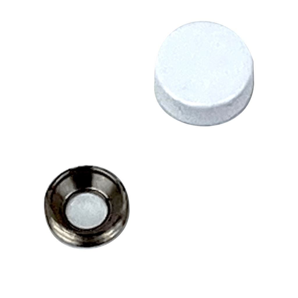 Schraubenkappen Gettorf Weiß 1 4