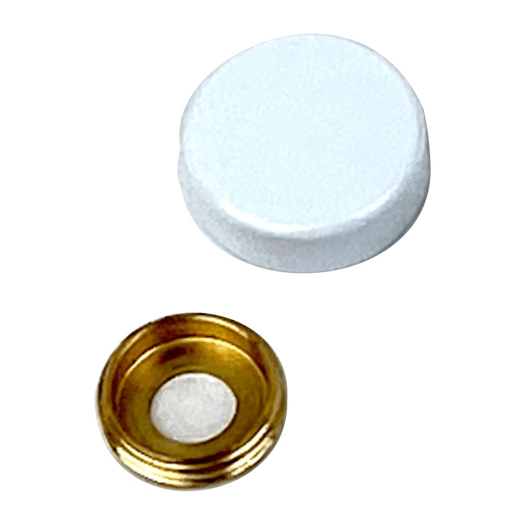 Schraubenkappen Gettorf Weiß 1 8