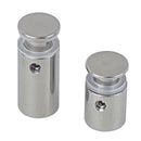 Abstandshalter mit Madenschraube Ø 14 mm, 6 oder 12 mm Plattenstärke, WA: 15/ 25 mm