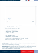 Laserfolien für Türschilder mit 2 Bohrungen 17