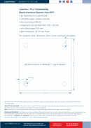 Laserfolie für Türschilder mit 4 Bohrungen 13