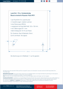 Laserfolien für Türschilder mit 2 Bohrungen 13