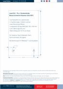 Laserfolien für Türschilder mit 2 Bohrungen 19
