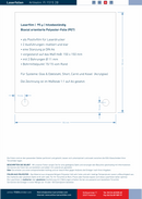 Laserfolien für Türschilder mit 2 Bohrungen 14