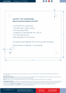 Laserfolie für Türschilder mit 4 Bohrungen 1107