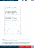 Laserfolien für Türschilder mit 2 Bohrungen 1103