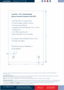 Laserfolien für Türschilder mit 2 Bohrungen 1104