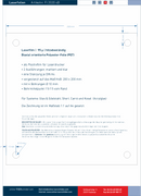 Laserfolie für Türschilder mit 4 Bohrungen 18