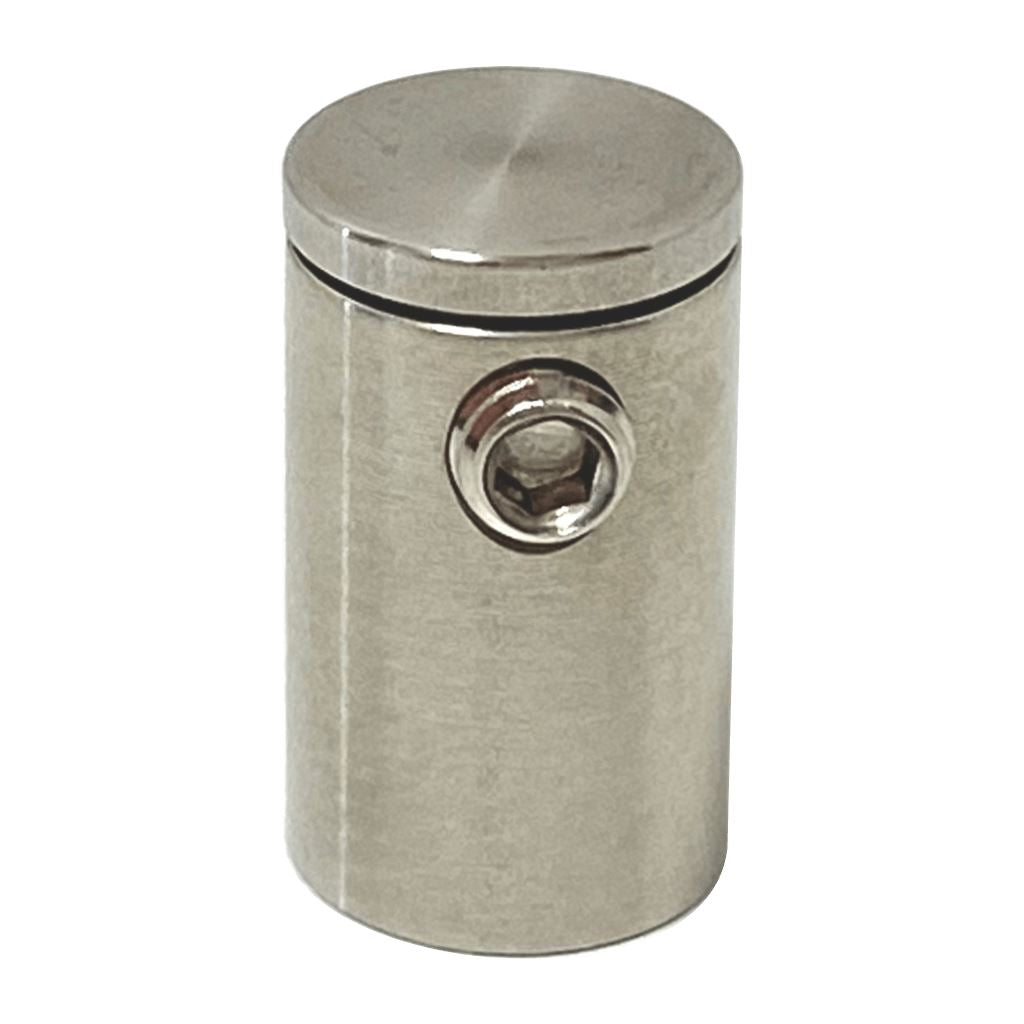 Abstandshalter mit Madenschraube - Ø 10 mm - WA: 15 mm aus Edelstahl - Lieth Abstandhalter