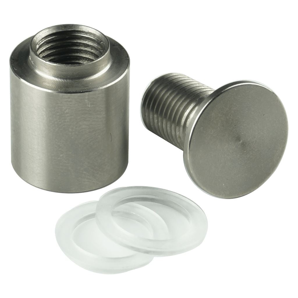 QUARKZMAN 4er Set M20 Edelstahl Abstandshalter - 20mm Innendurchmesser, 23mm Außendurchmesser, 10mm Länge