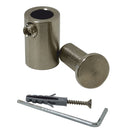 Abstandshalter mit Madenschraube - Ø 10 mm - WA: 15 mm aus Edelstahl - Lieth Abstandshalter Lieth mit Inbus Klemmbereich 1-8mm abstandshalter-online.com