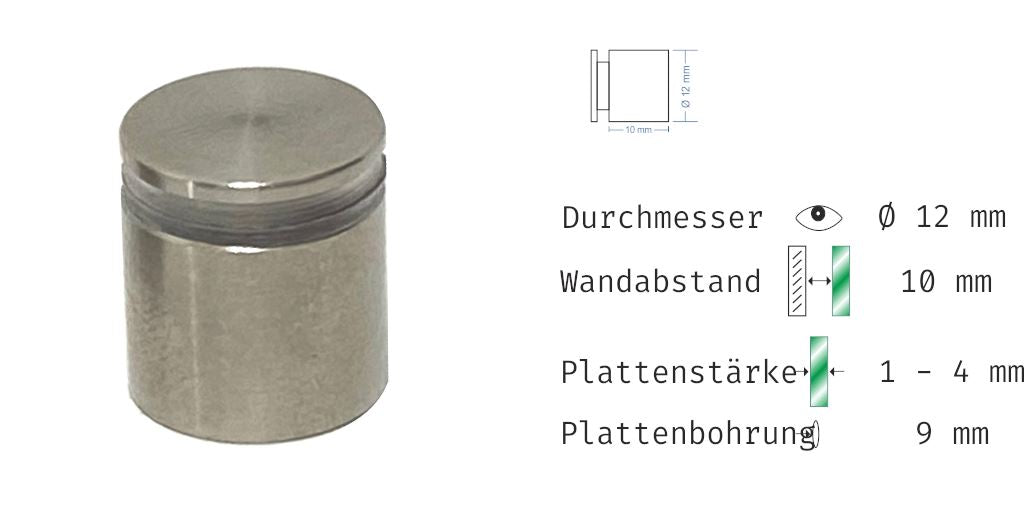 Abstandshalter Wiemerstedt mit Linksgewinde 23